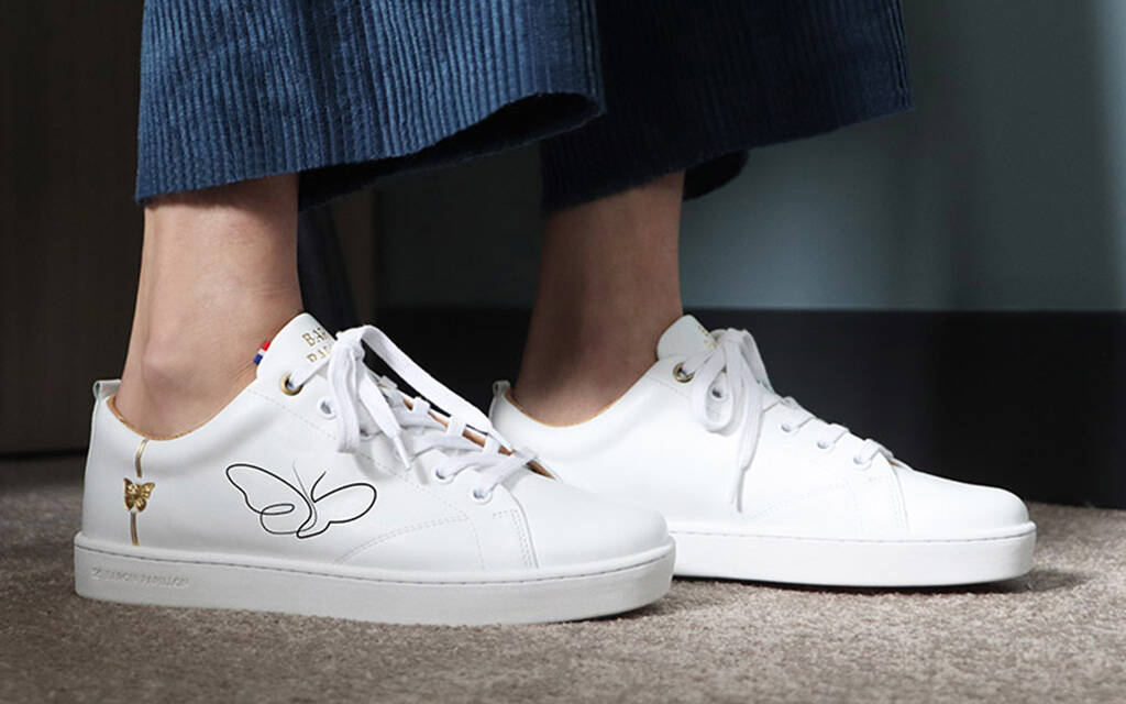 Shoes with butterflies on the back discount